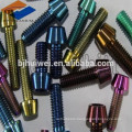 colored Gr5 Titanium Taper Head Socket Drive Machine Screw